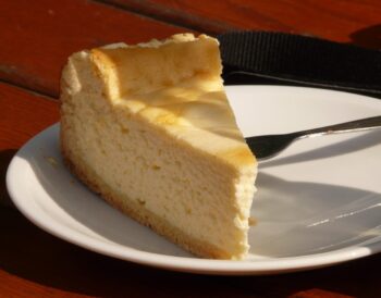 Cheesecake på en talrik