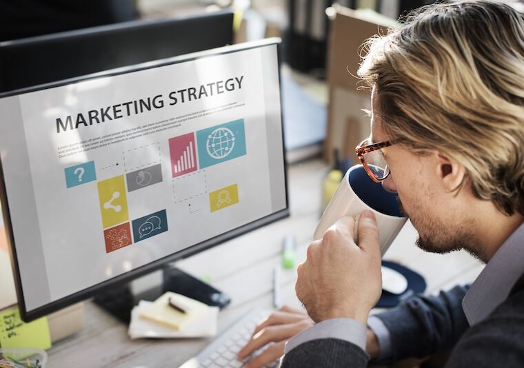 Marknadsföringsstrategi på skärm